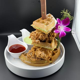 34. Chicken Waffles